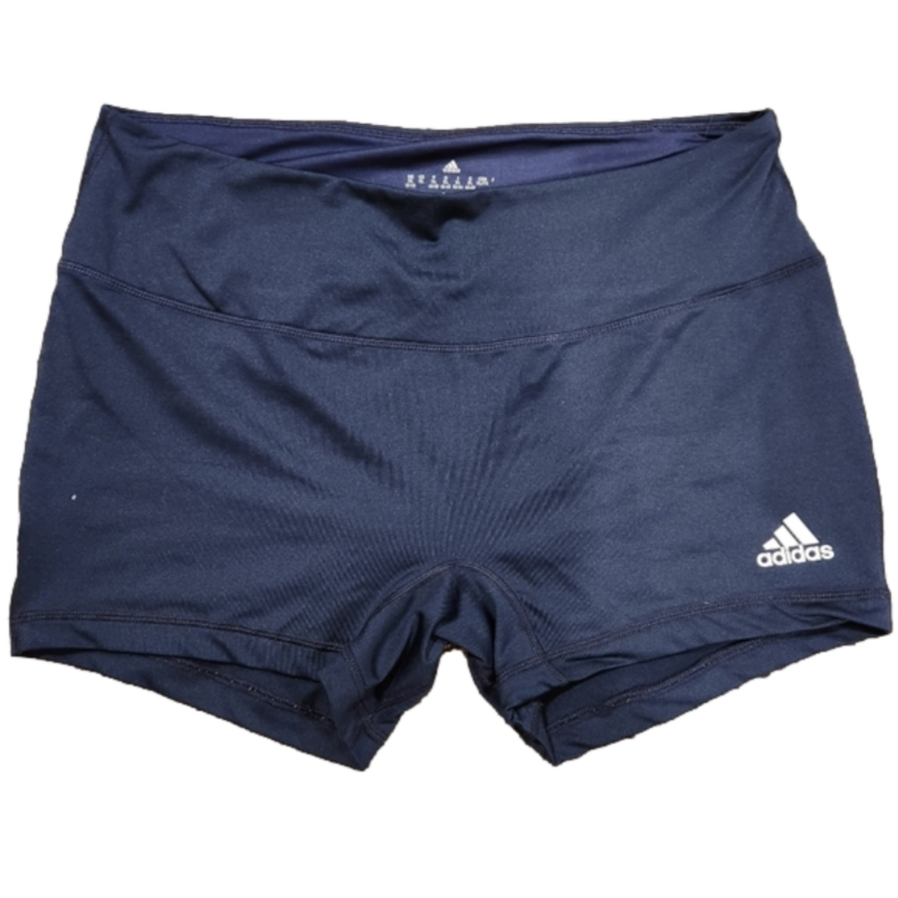 Adidas Womens Climate Athletic Shorts Dark Blue Size XLarge